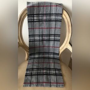 V. FRAAS🧣Cashmink Men’s Plaid Soft & Cozy Scarf / Authentic / Made in Germany